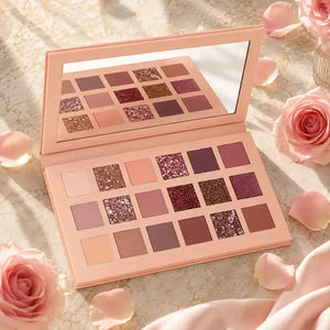 Lifestyle rose flatlay