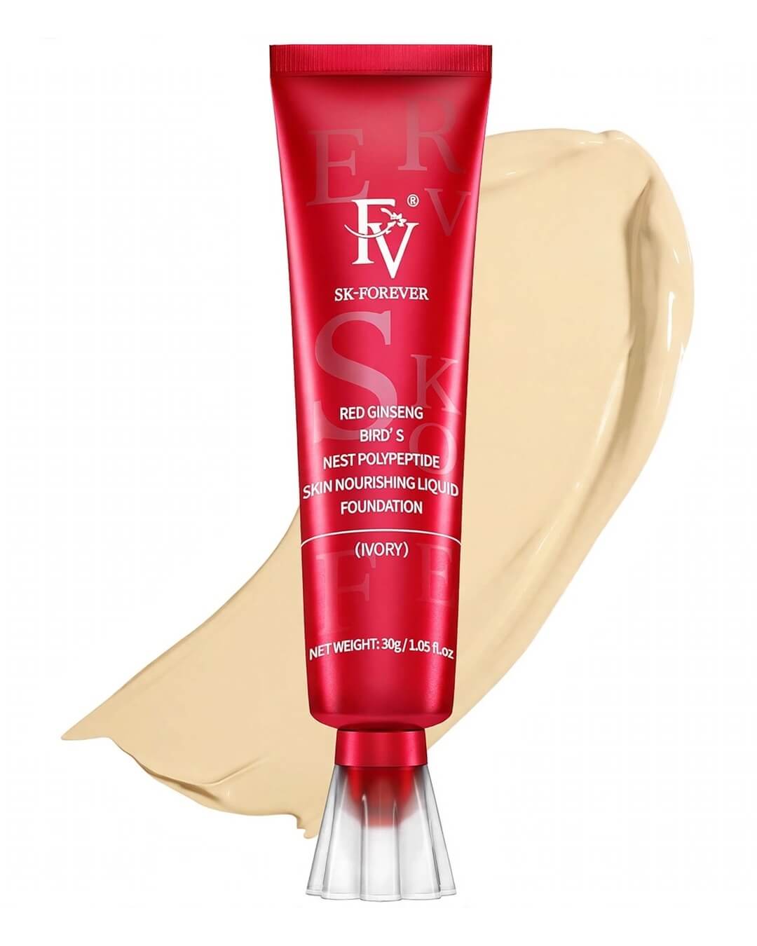 Flawless Base & Matte Lips Combo - FV Ivory Foundation + 12 Flormar Matte Lip Liners
