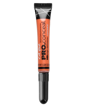 LA Girl HD Pro Conceal GC990 Orange Corrector closed tube hero image - Best original orange color corrector for medium to deep skin tones Pakistan, HD high-definition concealer 0.28 oz 8g neutralizes dark spots dark circles under eyes, top rated concealer Pakistan