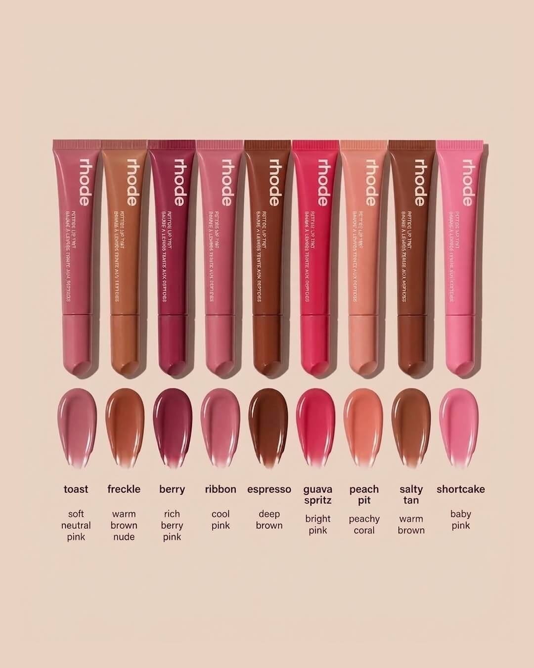 Rosy Glow - Sunisa Natural CC Cream + Rhode Peptide Lip Tint - Choose Shade + Benefit Bene Tint Deal Pakistan