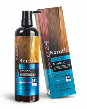 Keratin Shampoo Hair Pearly Wire Drawing 900ml sulphate free sulfate free original bottle with box - Keratin Nutrition Moisturizing Smooth Shampoo 900ml sulfate-free nourishing with natural botanical extracts, salt free, 98% repair hair damaged, professional salon, best sulphate free keratin shampoo price in Pakistan