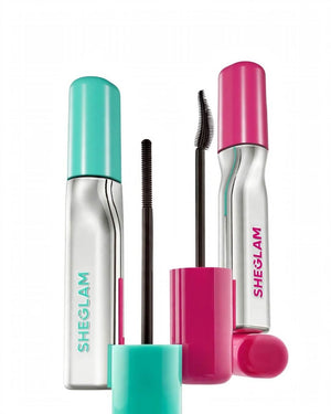 SHEGLAM Lashlighter mascara and EZ Remove combo set hero pure white closed tubes with wands open in front Pakistan original