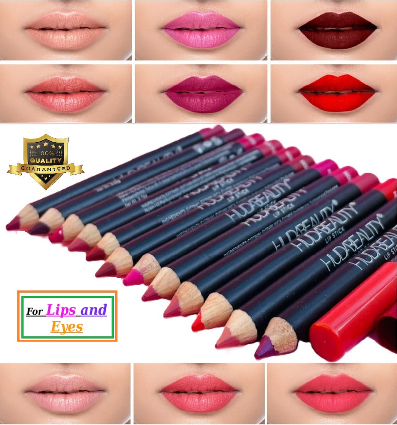Huda Beauty Lipliners 12 pcs | Best Price in Pakistan
