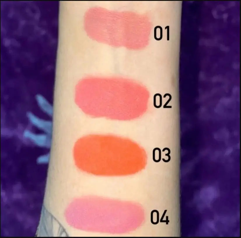 4 pcs Huxia Liquid Blush 4 Different Shades