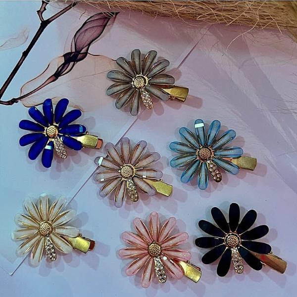 Flower Korean Pins 6 pcs
