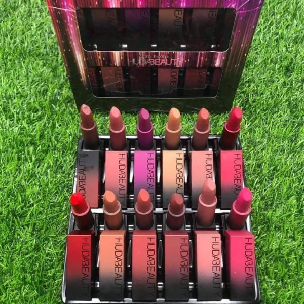 Huda lipstick 12 pcs