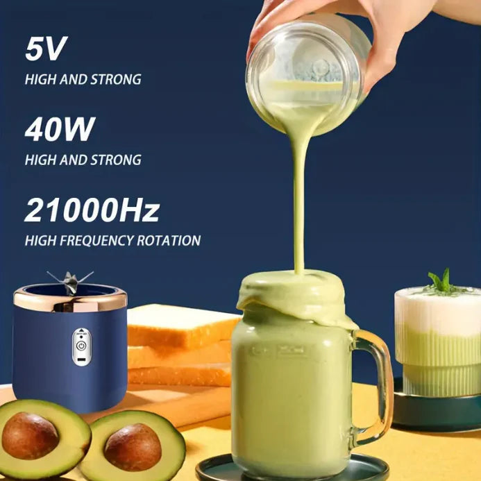 Portable Blender Mini Juicer™ | Perfect for Smoothies Shakes and Juices (400ml)