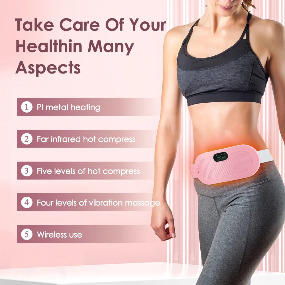 PERIODS CRAMP RELIEF BELT & HEATING MASSAGER